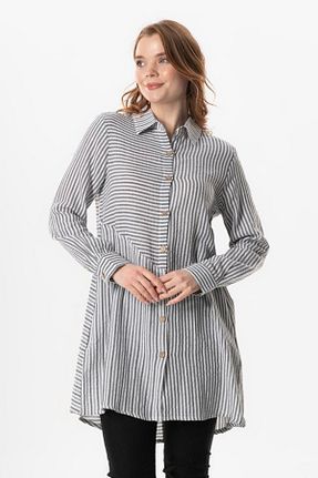 تونیک حجاب مشکی زنانه پنبه ای Eliş Şile Bezi - کد 919928831