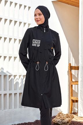 مایو حجاب مشکی زنانه ساده Adasea - کد 929653876
