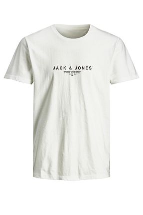 تیشرت اسپرت سفید مردانه Boxy Jack & Jones - کد 922765119