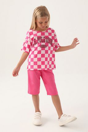 ست لباس راحتی صورتی بچه گانه ساده U.S. Polo Assn. - کد 923464257
