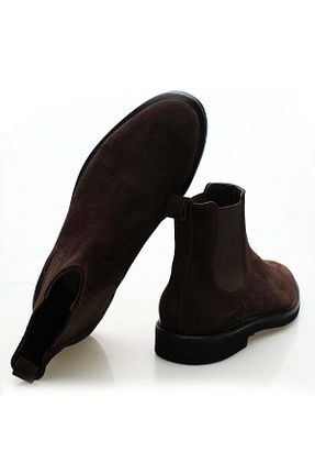 کفش کلاسیک قهوه ای مردانه جیر Butik - کد 922767813