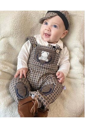 ست نوزادی قهوه ای بچه گانه پنبه ای Murat Baby - کد 56868292