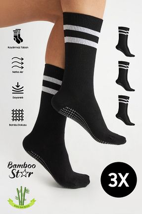 جوراب یوگا مشکی bamboo star - کد 923597042