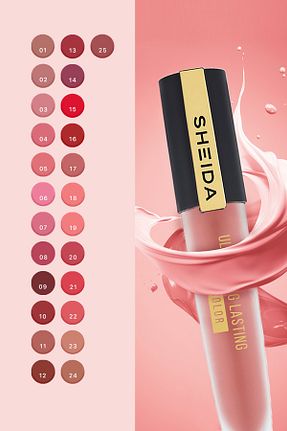 رژ لب قهوه ای مات Sheida - کد 202953238