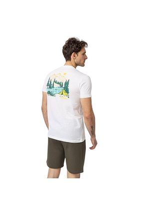 تیشرت اسپرت سفید مردانه رگولار Merrell - کد 922796765