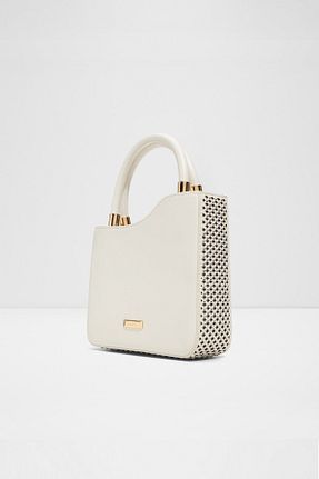 کیف مجلسی سفید زنانه چرم مصنوعی Aldo - کد 923486981