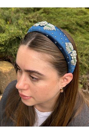 تاج آبی زنانه سنگ کریستال ByMerve - کد 917845276