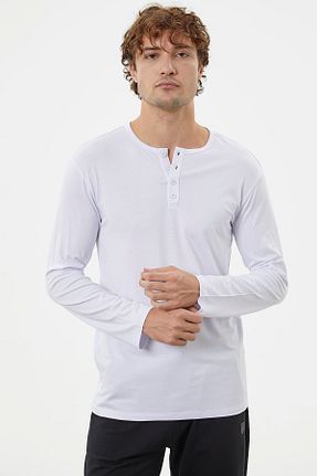 تیشرت سفید مردانه رگولار Sementa - کد 771011019