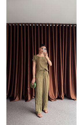 ست بالاتنه و پائین تنه رنگی زنانه تریکو HAZELANNA - کد 922806468