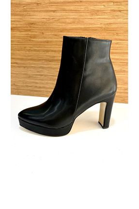 بوت / نیم بوت مشکی زنانه پاشنه پلتفرم PUNTO - کد 922799616