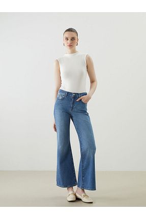 شلوار جین آبی زنانه جین LC Waikiki - کد 923492774