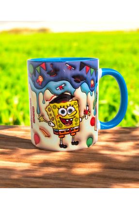 لیوان آب آبی پرسلن mugshop - کد 833358840