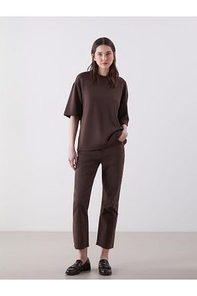 شلوار جین قهوه ای زنانه جین LC Waikiki - کد 922805140
