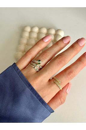 انگشتر استیل (فولاد) سفید زنانه روکش نقره Ressia - کد 922816536