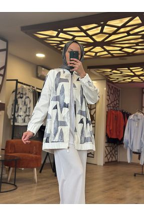 کت سفید زنانه رگولار Nuss - کد 922869540