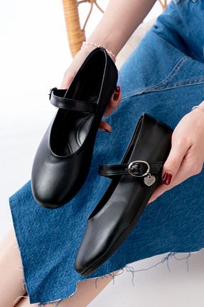 بابت مشکی زنانه چرم مصنوعی Evla Shoes - کد 922895465