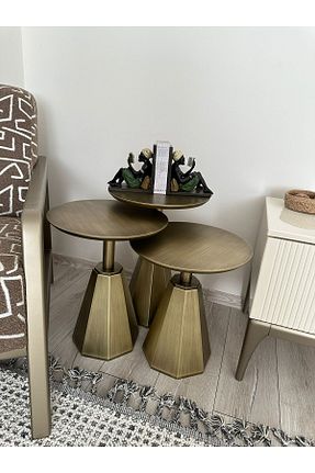 میز عسلی طوسی MDF Gold Design - کد 851735816