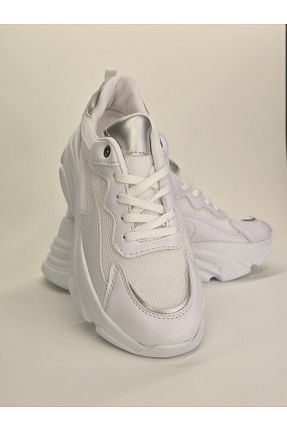 کفش اسنیکر سفید زنانه بند دار Melinta Shoes - کد 922899301