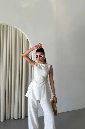 ست بالاتنه و پائین تنه رنگی زنانه بافتنی Butik - کد 922917014