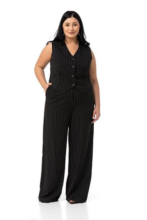 ست بالاتنه و پائین تنه سایز بزرگ مشکی زنانه کش دار DISENTIS MODEST - کد 922926572