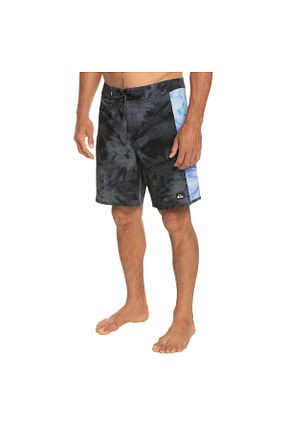 شلوارک ساحلی مشکی مردانه مخلوط پلی استر Quiksilver - کد 686008020
