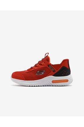 کفش اسنیکر قرمز بچه گانه بند دار Skechers - کد 923691982