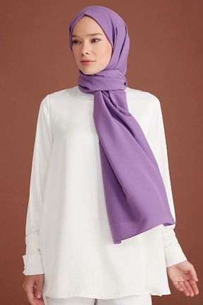 شال بنفش زنانه پنبه ای Belli - کد 922966336