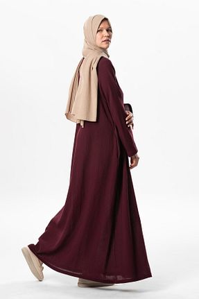 کلاه و ابایا بنفش زنانه %100 پنبه Eliş Şile Bezi - کد 922968607