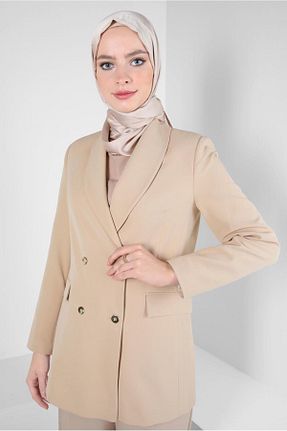 کت حجاب بژ زنانه رگولار Alvina - کد 790043668