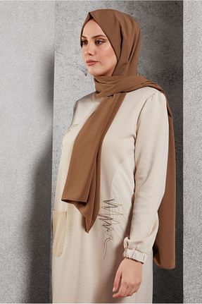 شال صورتی زنانه پلی استر Alvina - کد 922968608