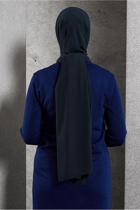 شال سرمه ای زنانه پلی استر Alvina - کد 922968547