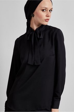 بلوز حجاب مشکی زنانه رگولار Alvina - کد 922968748