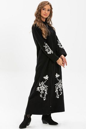 کلاه و ابایا مشکی زنانه پنبه ای Eliş Şile Bezi - کد 64813214