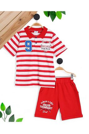 ست بالاتنه و پائین تنه رنگی بچه گانه بافتنی voyyo kids baby - کد 923003719