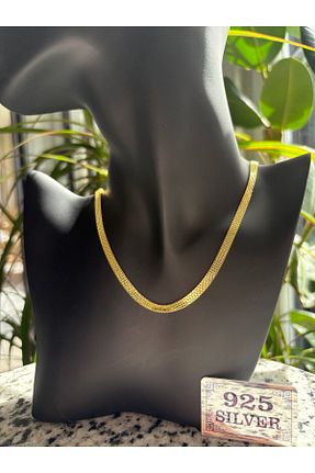 گردنبند نقره طلائی زنانه 925 عیار Florister Silver - کد 922991249