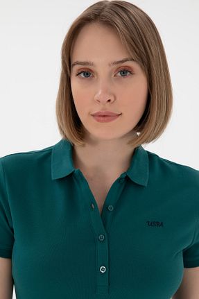 پولوشرت سبز زنانه پنبه ای U.S. Polo Assn. - کد 923005637