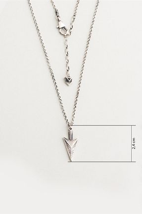 گردنبند نقره متالیک زنانه 925 عیار So Chic - کد 305808959