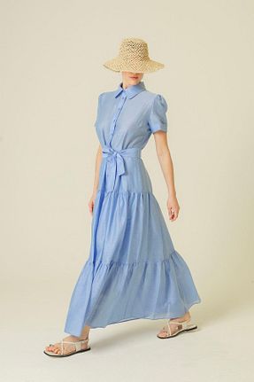 لباس آبی زنانه بافتنی Rue - کد 833494212