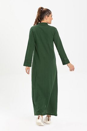 کلاه و ابایا سبز زنانه پنبه ای Eliş Şile Bezi - کد 92991801