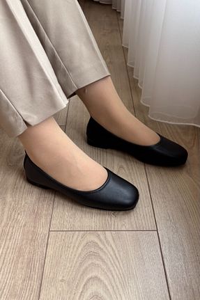بابت مشکی زنانه پارچه ای Ayakkabı Podyumum - کد 925758339