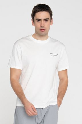 تیشرت سفید مردانه رگولار Jack & Jones - کد 817557390