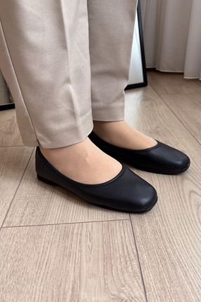 بابت مشکی زنانه پارچه ای Ayakkabı Podyumum - کد 925758339