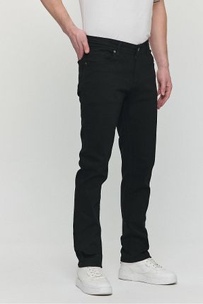 شلوار جین مشکی مردانه پاچه پهن Polo State - کد 923046191