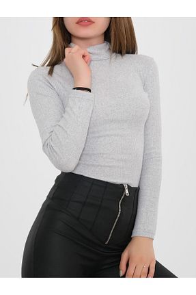 بلوز طوسی زنانه ساده KonforA - کد 923209140