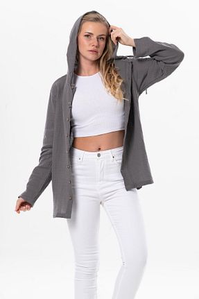 سوئیشرت طوسی مردانه ساده Eliş Şile Bezi - کد 815102504
