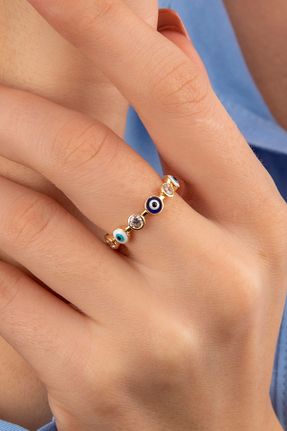 انگشتر طلا زرد زنانه 14 عیار Fiyonk Kuyumculuk - کد 813648978