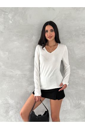 بلوز نباتی زنانه ساده Fanori Woman - کد 923067041