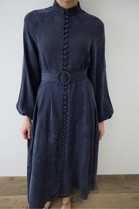 لباس سرمه ای زنانه تریکو TERZİ DÜKKANI - کد 904442410