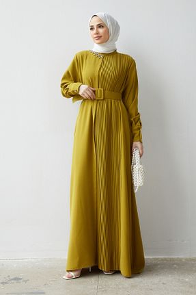 لباس حجاب سبز زنانه رگولار VAVİNOR - کد 705365058