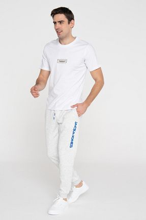 شلوار کرمگن طوسی مردانه اسلیم فیت Jack & Jones - کد 862585277